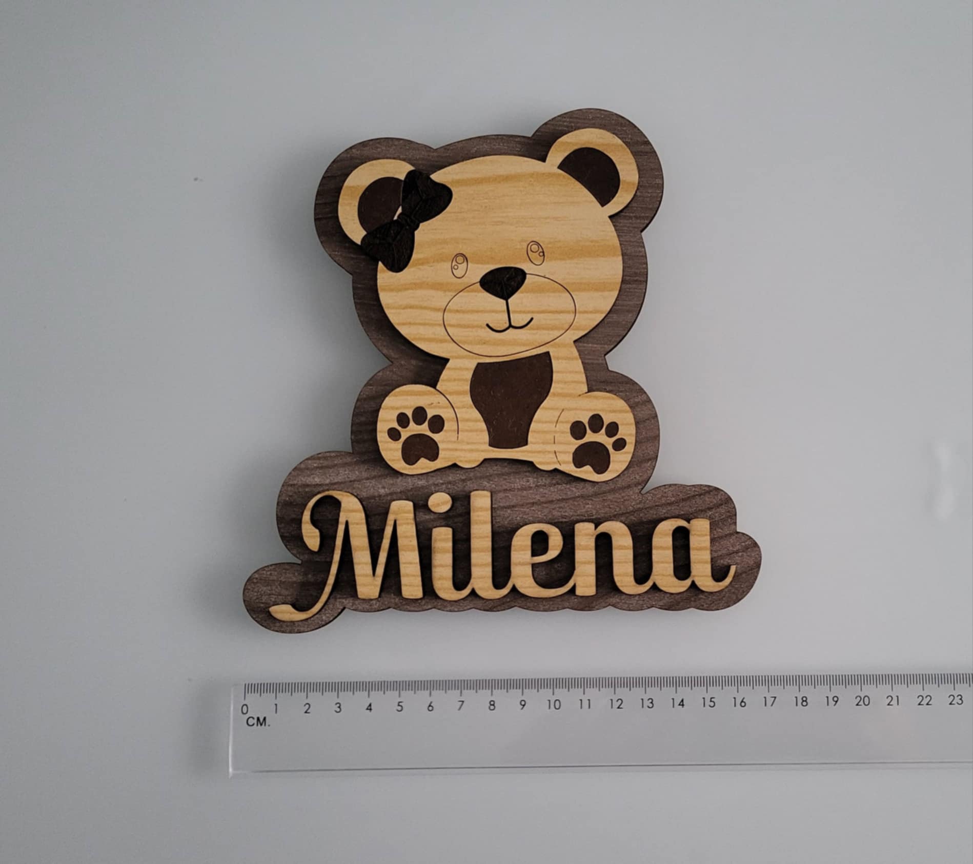 Prénom personnalisé découpe laser