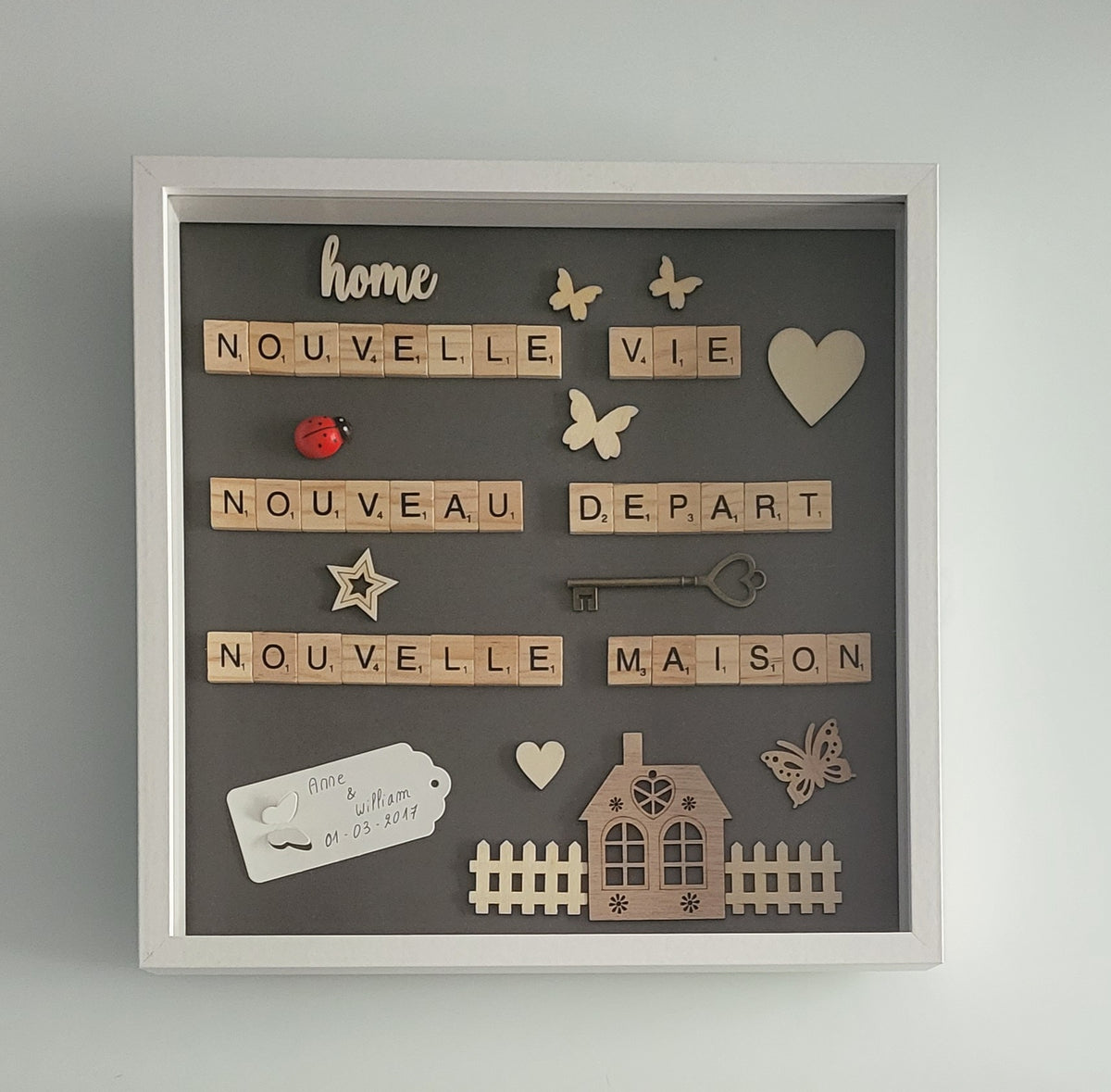 Cadre Scrabble Nouvelle vie XL