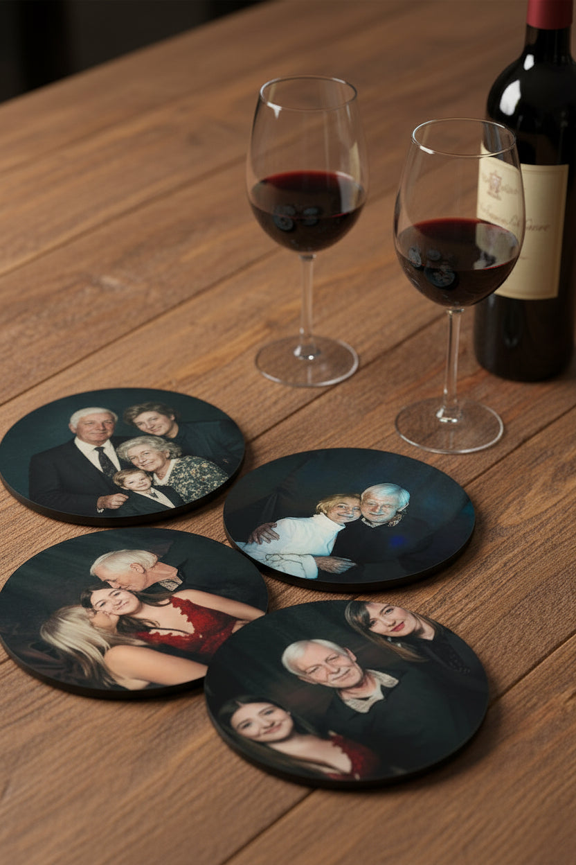 Sous-verres souvenir en MDF impression photo (1pc)