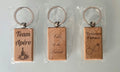 Porte-clés personnalisable en bois