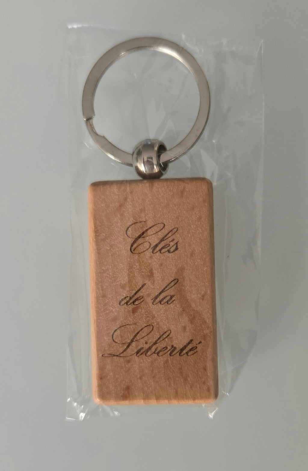 Porte-clés personnalisable en bois