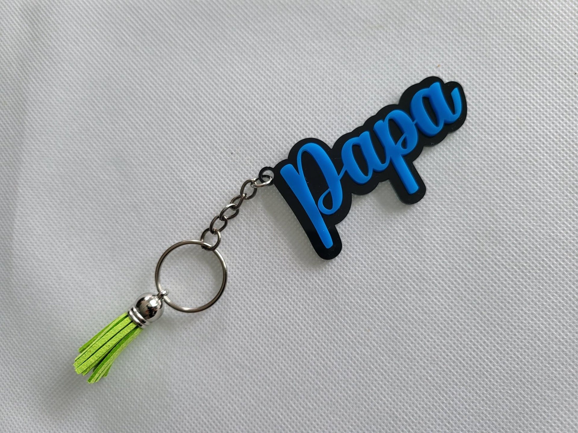 Porte-clé prénom/mot en plexy 1pc