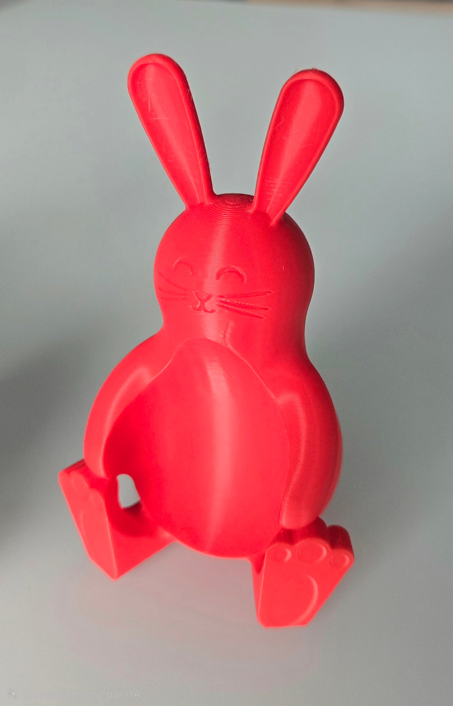 Le Lapin de Pâques porteur d'un œuf surprise.