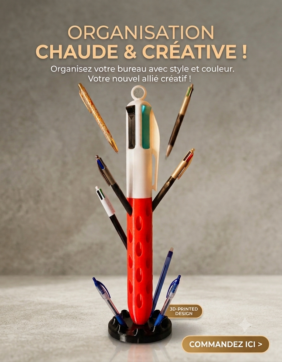 Organiser de bureau Bic 4 couleurs