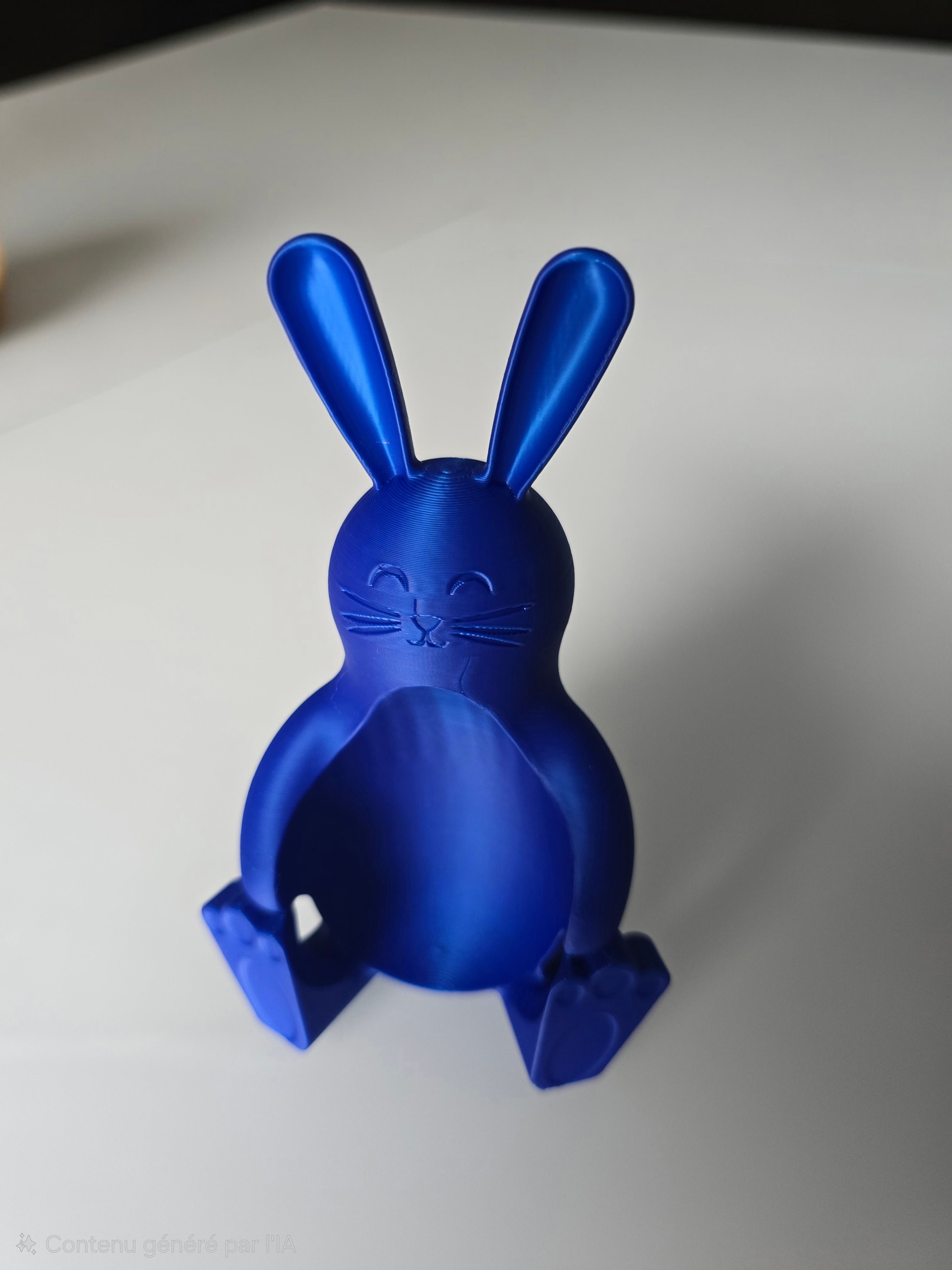 Le Lapin de Pâques porteur d'un œuf surprise.